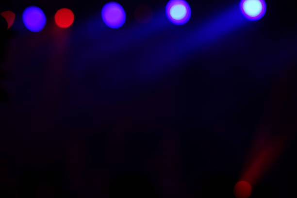 istock Defocused entertainment concert lighting on stage 638475416