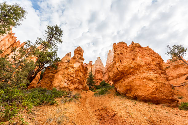 istock Scenic stone mountain in canyon 638476224