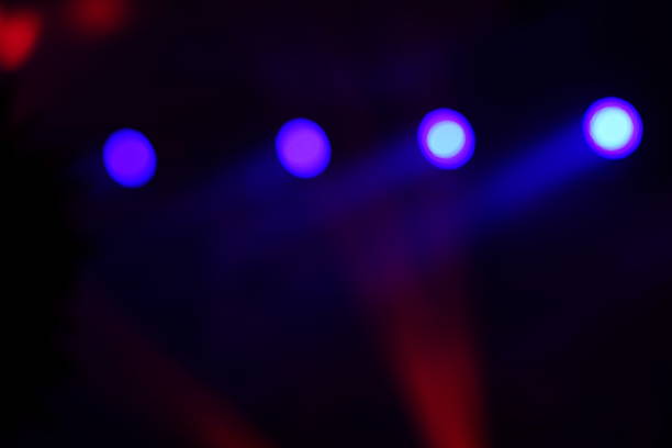 istock Defocused entertainment concert lighting on stage 638476230
