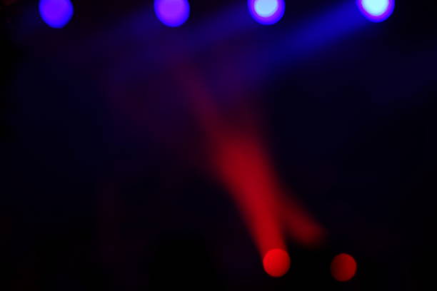 istock Defocused entertainment concert lighting on stage 638476258