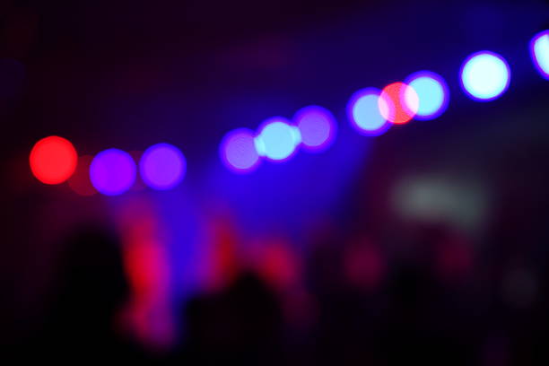 istock Defocused entertainment concert lighting on stage 638476510
