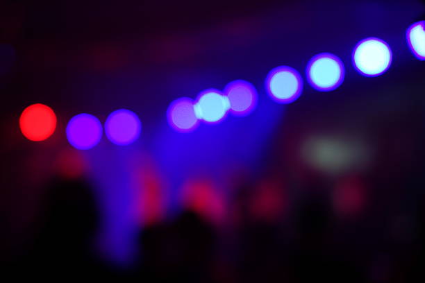 istock Defocused entertainment concert lighting on stage 638476548