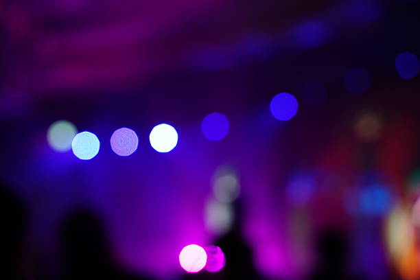 istock Defocused entertainment concert lighting on stage 638476596