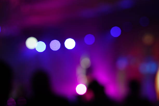 istock Defocused entertainment concert lighting on stage 638476642