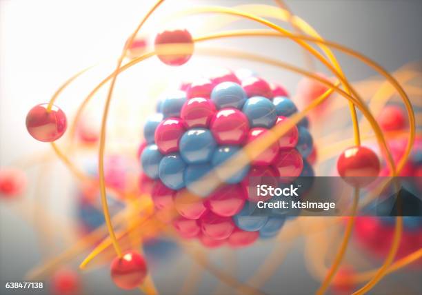 Foto de Modelo Molecular Colorido e mais fotos de stock de Átomo - Átomo, Tabela Periódica de Elementos, Física