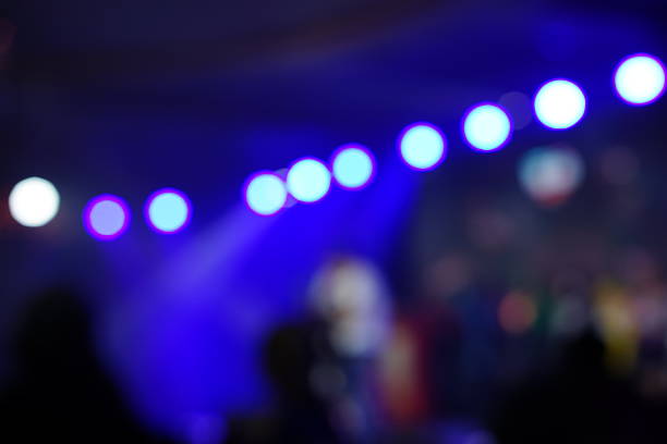 istock Defocused entertainment concert lighting on stage 638478176