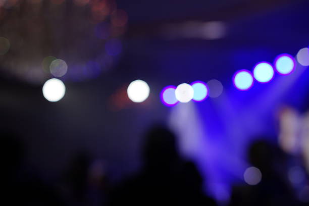 istock Defocused entertainment concert lighting on stage 638479470