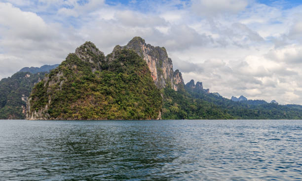 istock Lake Khao Sok rock 638479762