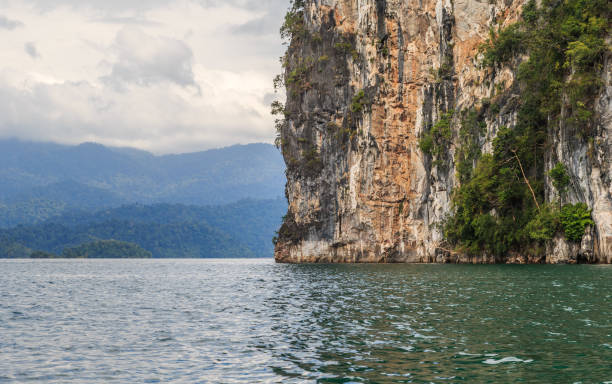 istock Lake Khao Sok rock 638479916