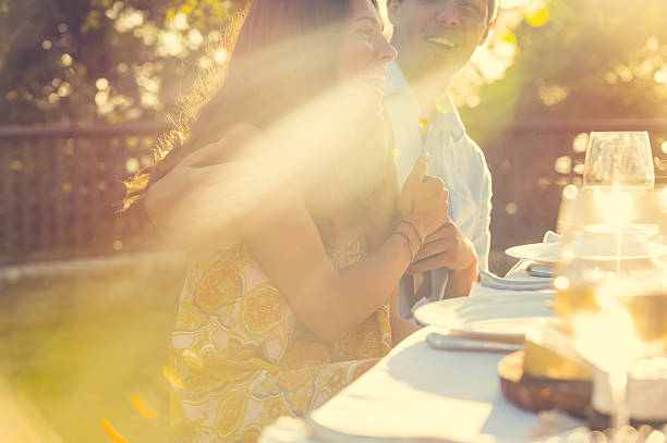istock Couple on a date at as restaurant. 638480232