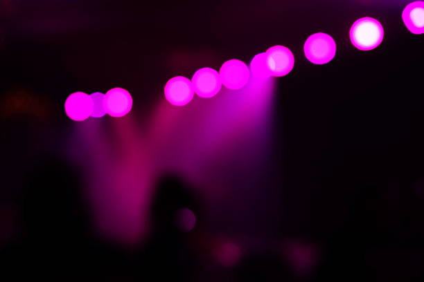 istock Defocused entertainment concert lighting on stage 638480866