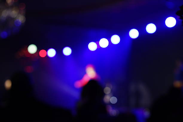 istock Defocused entertainment concert lighting on stage 638482068