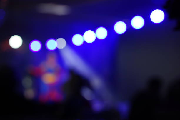 istock Defocused entertainment concert lighting on stage 638482236