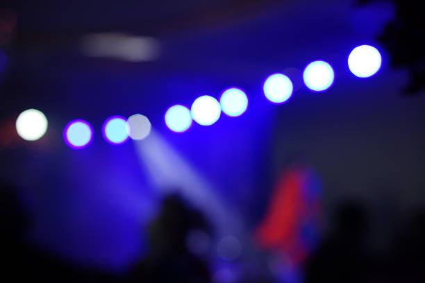 istock Defocused entertainment concert lighting on stage 638482358