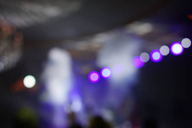 istock Defocused entertainment concert lighting on stage 638482610