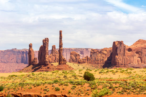 istock Scenic sandstones landscape at Monument Valley 638482654