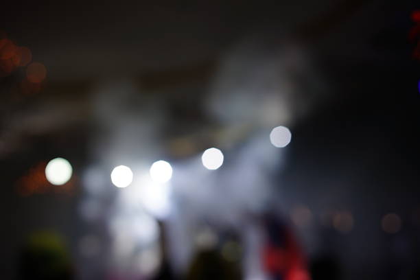 istock Defocused entertainment concert lighting on stage 638482776