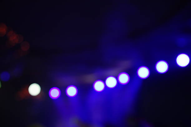 istock Defocused entertainment concert lighting on stage 638482850