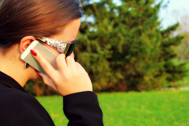 istock Confident businesswoman using smart-phone 638489148
