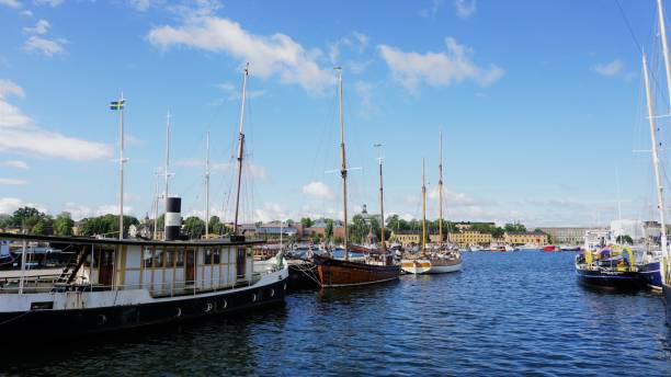 istock Stockholm Sailboat Port 638489166