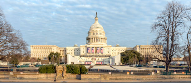 istock US Capitol Building being prepared for the Presidential inauguration ceremony 638503714