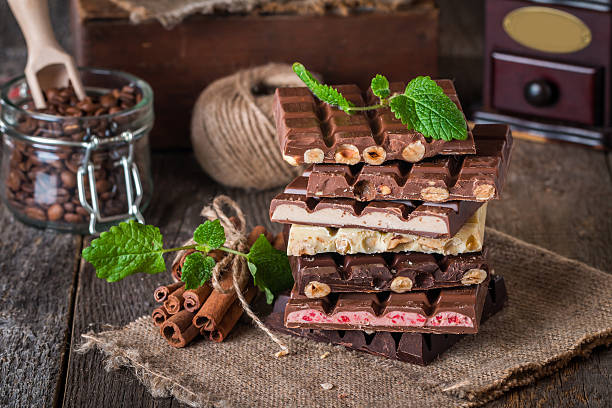 istock assortment of white, dark, and milk chocolate 638504638