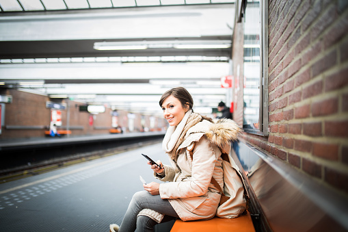 Waiting for a train