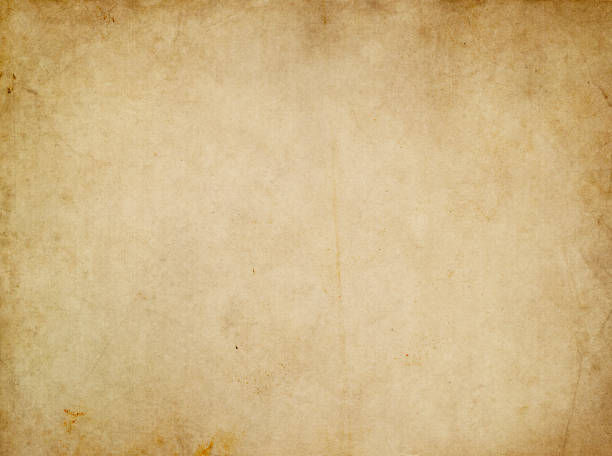 istock Old yellowed and stained paper texture. 638506302