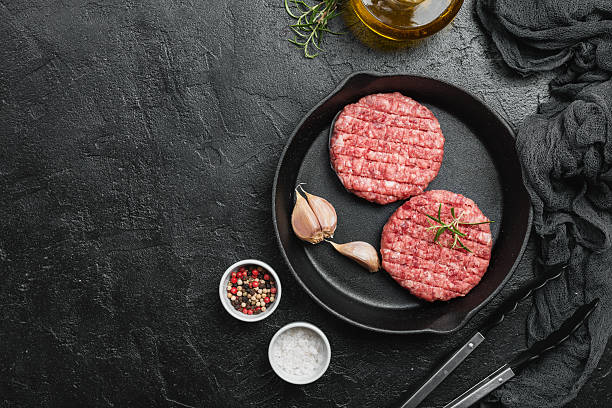 istock raw burgers - cutlets 638507862
