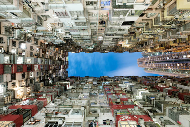 istock Old apartment building in Hong Kong 638508966