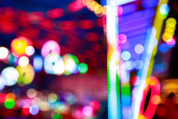 istock Blurred Lights Of A Funfair 638509800