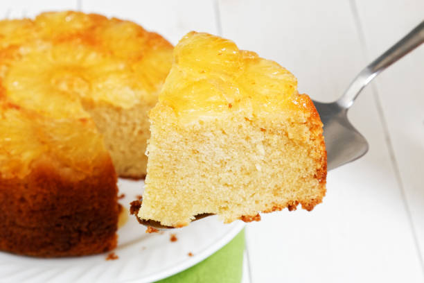 istock Piece of Pineapple Upside Down Cake 638513934