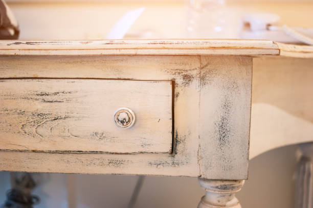 istock Old wooden drawer. 638517314
