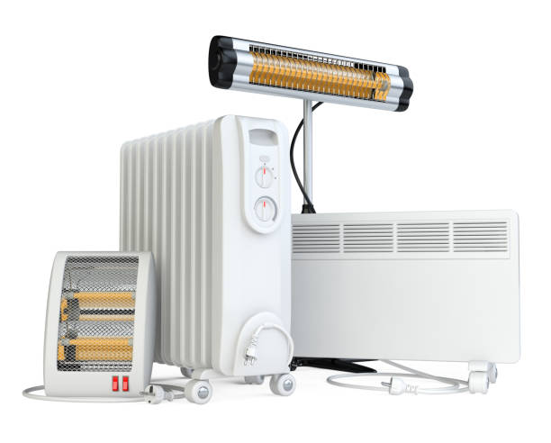 istock Halogen or infrared, convector, quartz and oil heater. 638518192