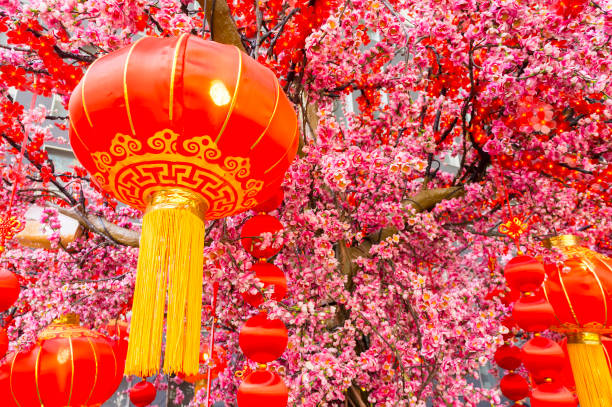 istock Chinese lanterns during new year festival 638519212
