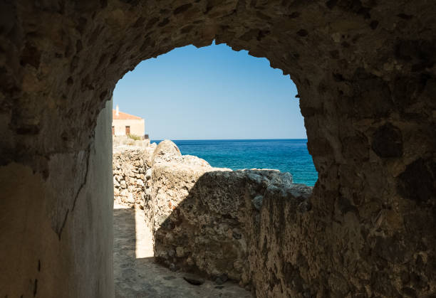 istock Monemvasia town in Laconia, Greece 638520180