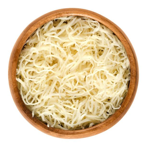 istock Prepared horseradish in wooden bowl over white 638522516