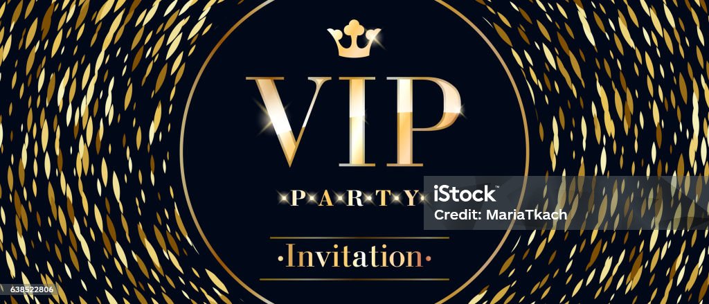 Invitation Card Vip Function Vip Invitation Card Premium Design Template Stock Illustration ...