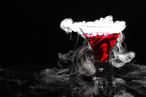 istock drink in glass with the effect of dry ice 638523022