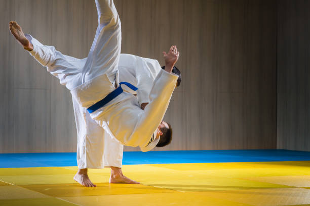 istock Judo training in the sports hall 638523194