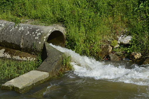 drain, river, pipe, ecology, wather