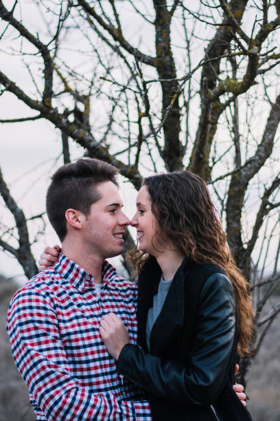 istock Young couple looking at each other 638526534
