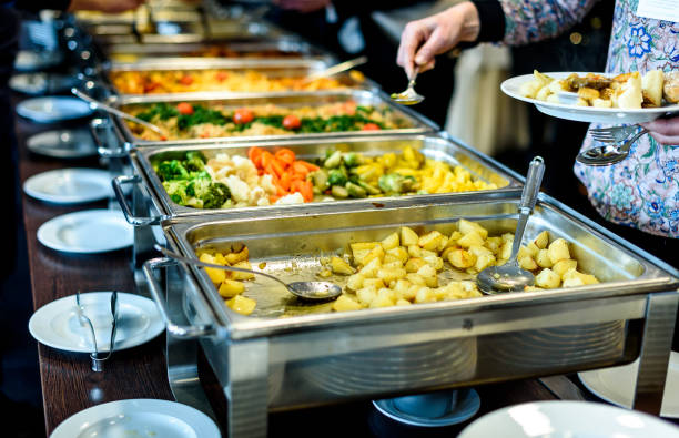 istock Cuisine Culinary Buffet Dinner Catering Dining Food Celebration 638529124