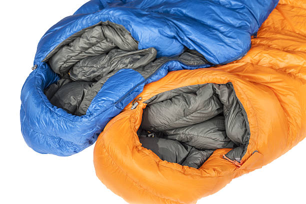 istock Two sleeping bags isolated on white. AdobeRGB 638531566