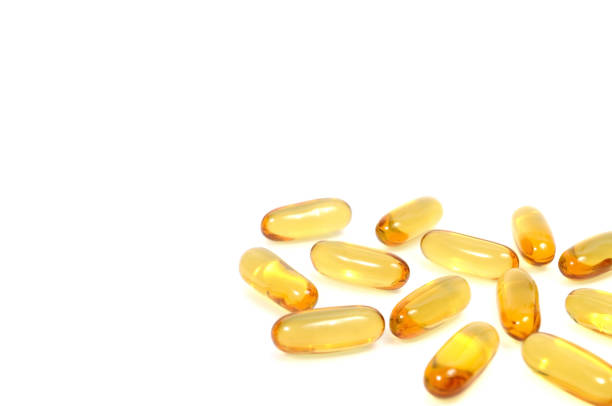 istock Cod liver oil capsules for people healthcare. 638537232