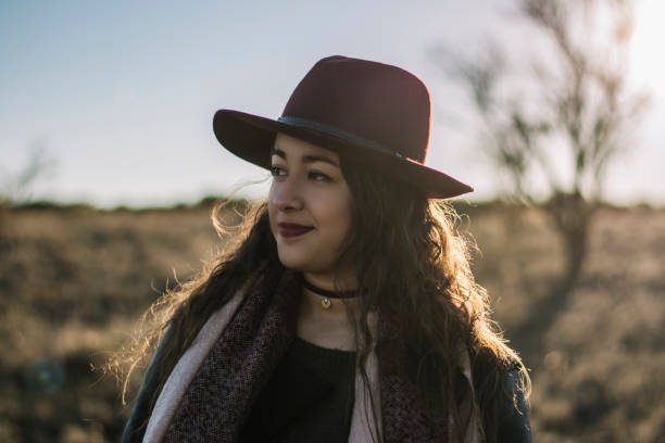 istock Young woman with a hat 638537982