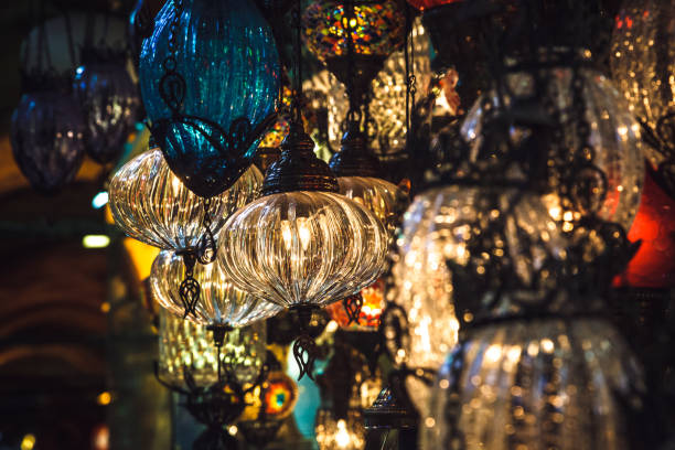 istock Turkish lanterns on the Grand Bazaar in Istanbul, Turkey 638538496