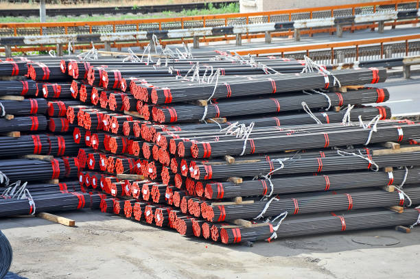 istock Stacked PVC and steel pipe 638538928