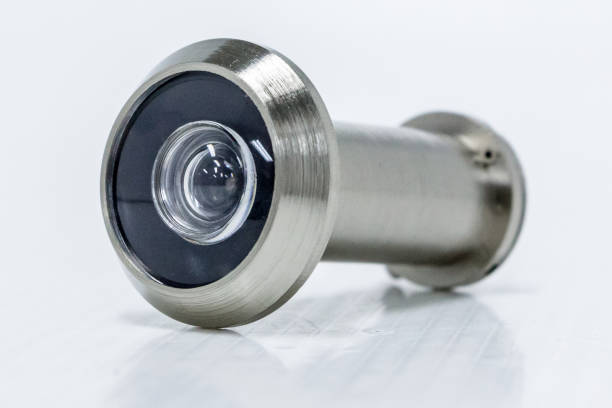 istock Peephole steel for door 638541336