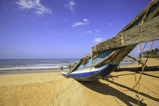 istock old traditional catamaran on the beach 638543950